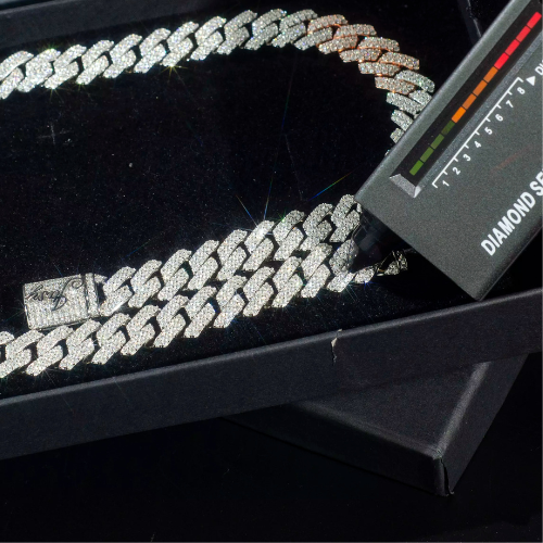 12MM Diamond Cuban Link Bracelet/Chain