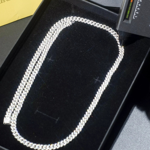 6MM/8MM Diamond Cuban Bracelet/Chain