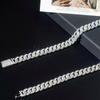 12MM Diamond Cuban Link Bracelet/Chain