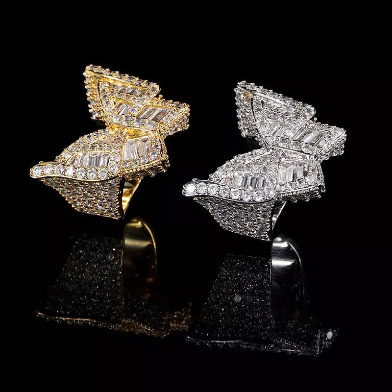 Butterfly Diamond Ring