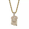 Jesus Bust Down Diamond Pendant