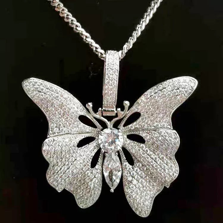 Butterfly Diamond Pendant