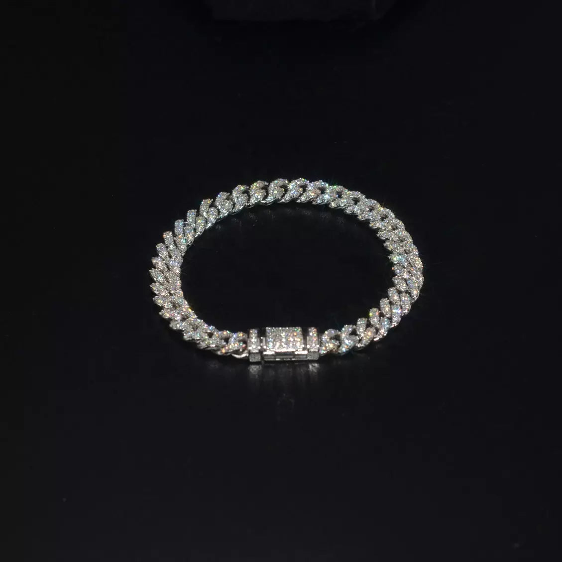 6MM/8MM Diamond Cuban Bracelet/Chain