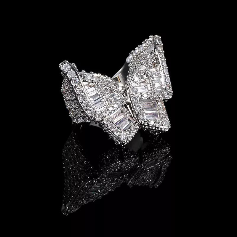 Butterfly Diamond Ring